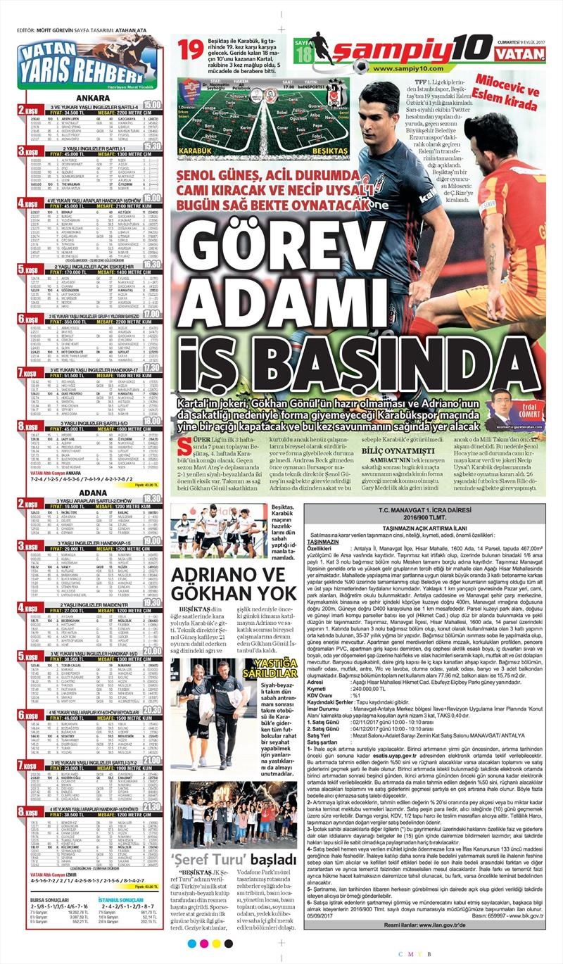 9 Eylül 2017 | İşte gazetelerin Beşiktaş manşetleri - Görsel 13