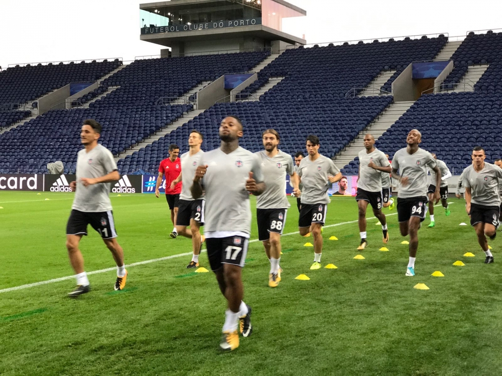 İşte Beşiktaş'ın Dragao Stadı'ndaki idmanından kareler! - Görsel 2