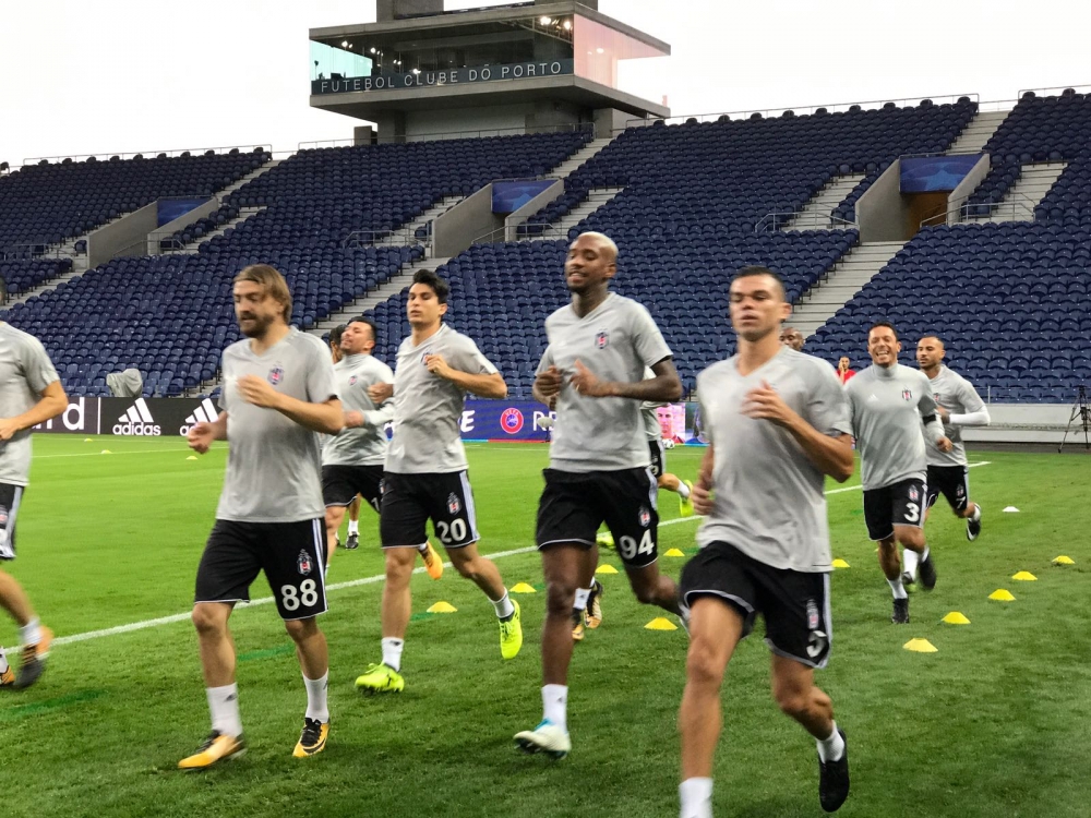 İşte Beşiktaş'ın Dragao Stadı'ndaki idmanından kareler! - Görsel 7