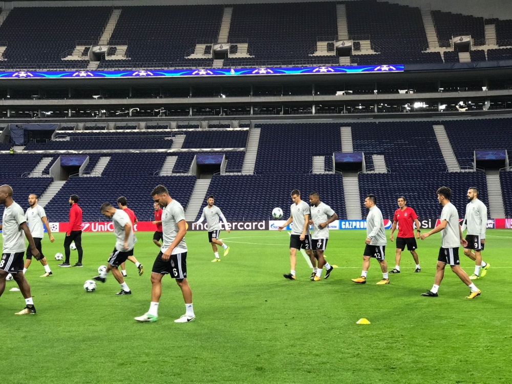 İşte Beşiktaş'ın Dragao Stadı'ndaki idmanından kareler! - Görsel 9