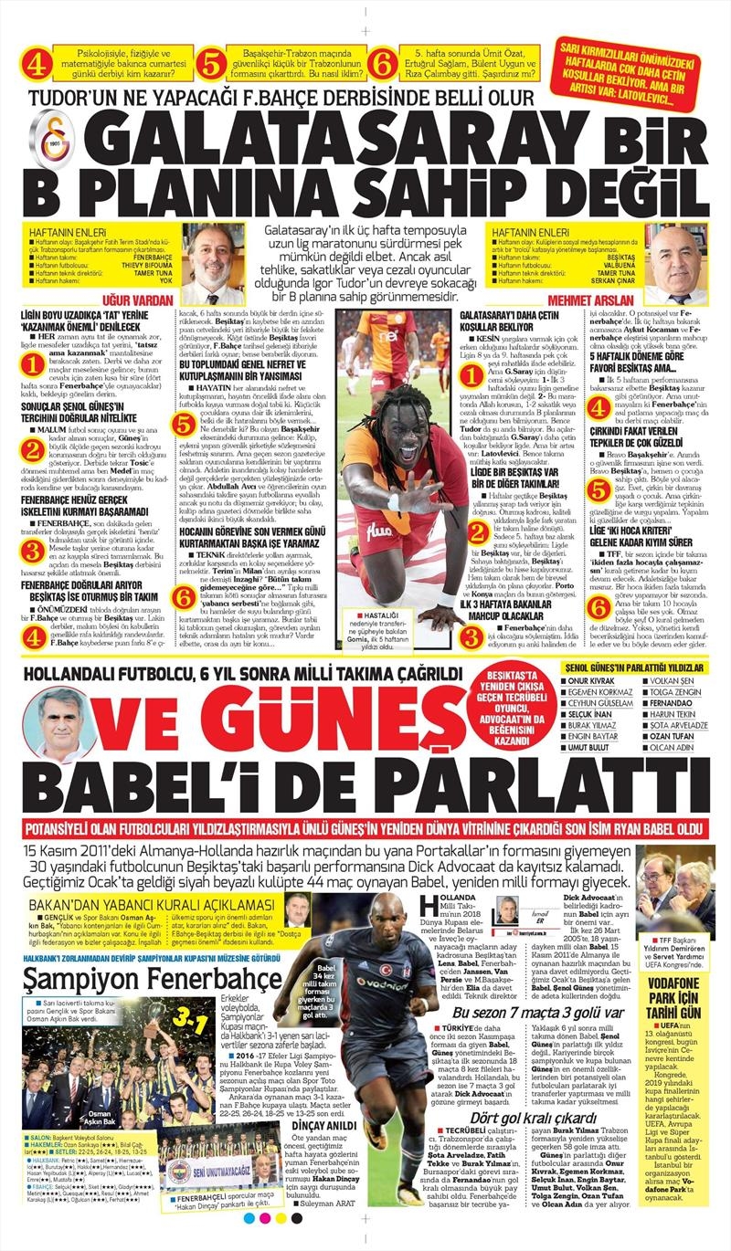 20 Eylül 2017 | İşte gazetelerin Beşiktaş manşetleri - Görsel 9