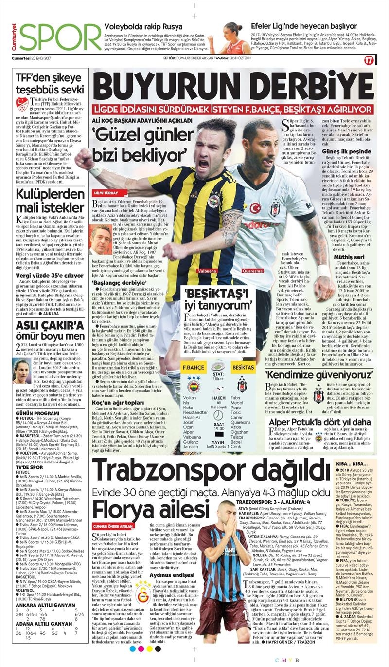 23 Eylül 2017 | İşte gazetelerin Beşiktaş manşetleri - Görsel 10