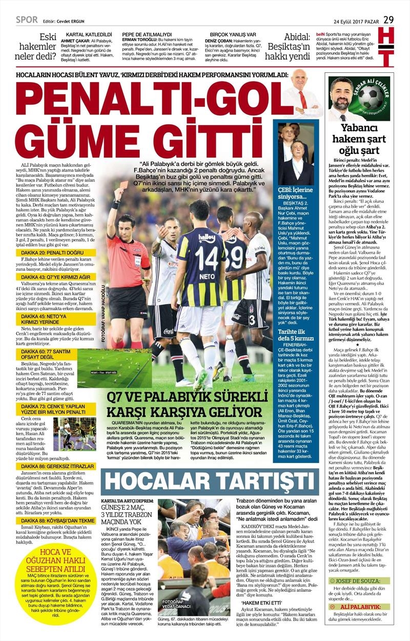 24 Eylül 2017 | İşte gazetelerin Beşiktaş manşetleri - Görsel 12