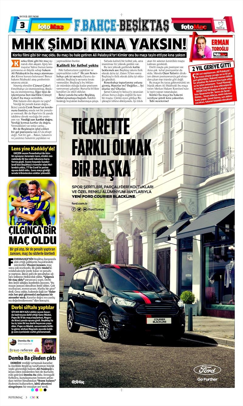 24 Eylül 2017 | İşte gazetelerin Beşiktaş manşetleri - Görsel 6
