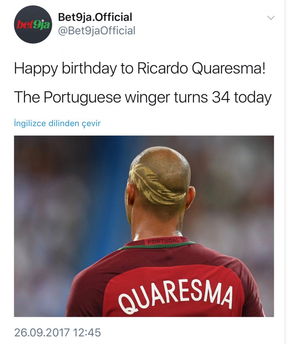 Dünyanın dört bir yanından Quaresma'ya doğum günü mesajları - Görsel 8