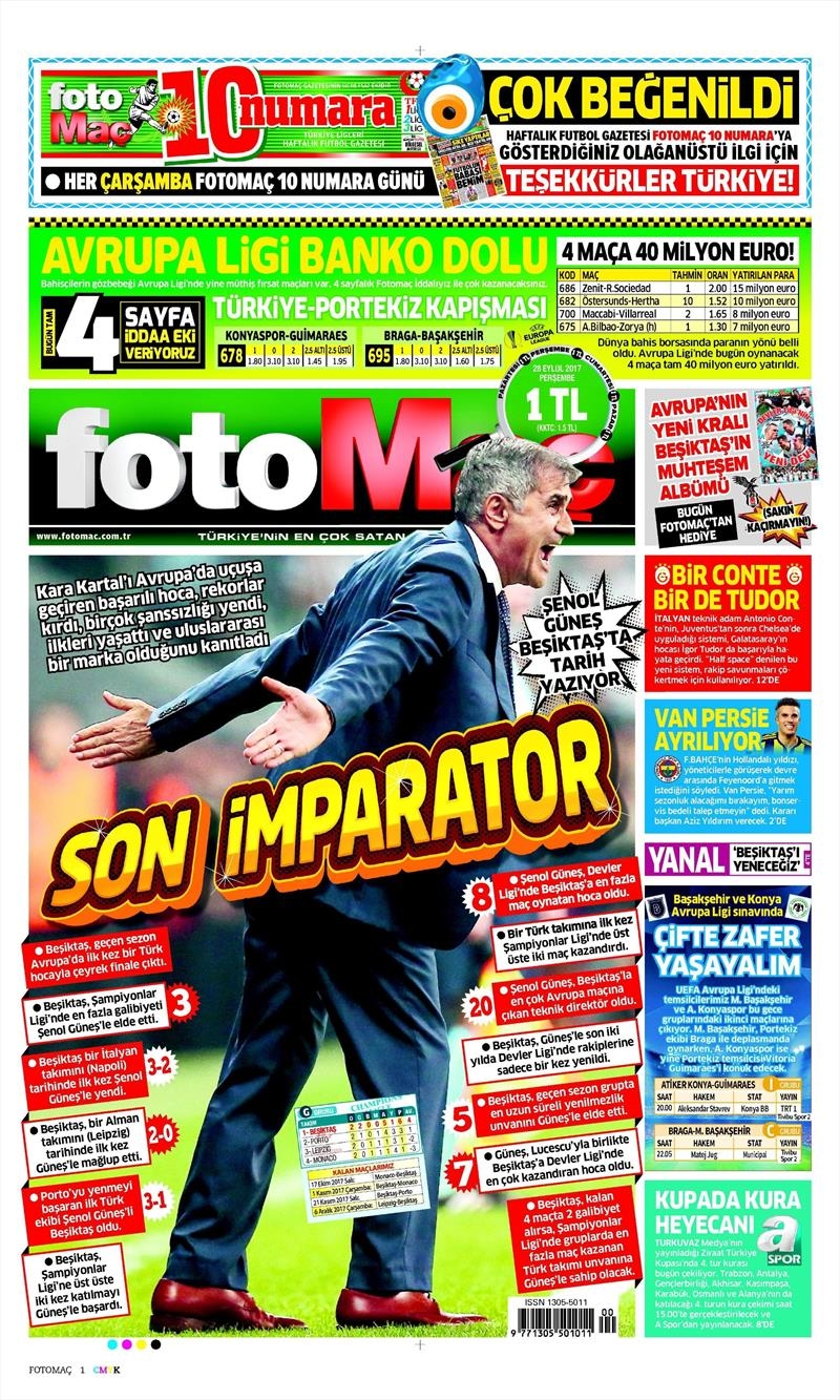 28 Eylül 2017 | İşte gazetelerin Beşiktaş manşetleri - Görsel 4
