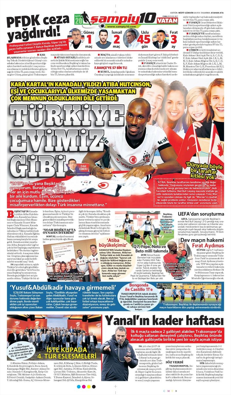 29 Eylül 2017 | Gazetelerin Beşiktaş Manşetleri - Görsel 11