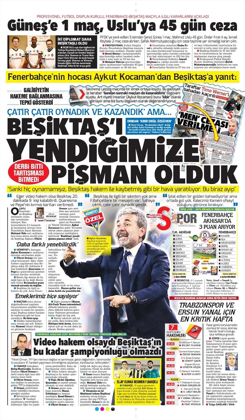 29 Eylül 2017 | Gazetelerin Beşiktaş Manşetleri - Görsel 7