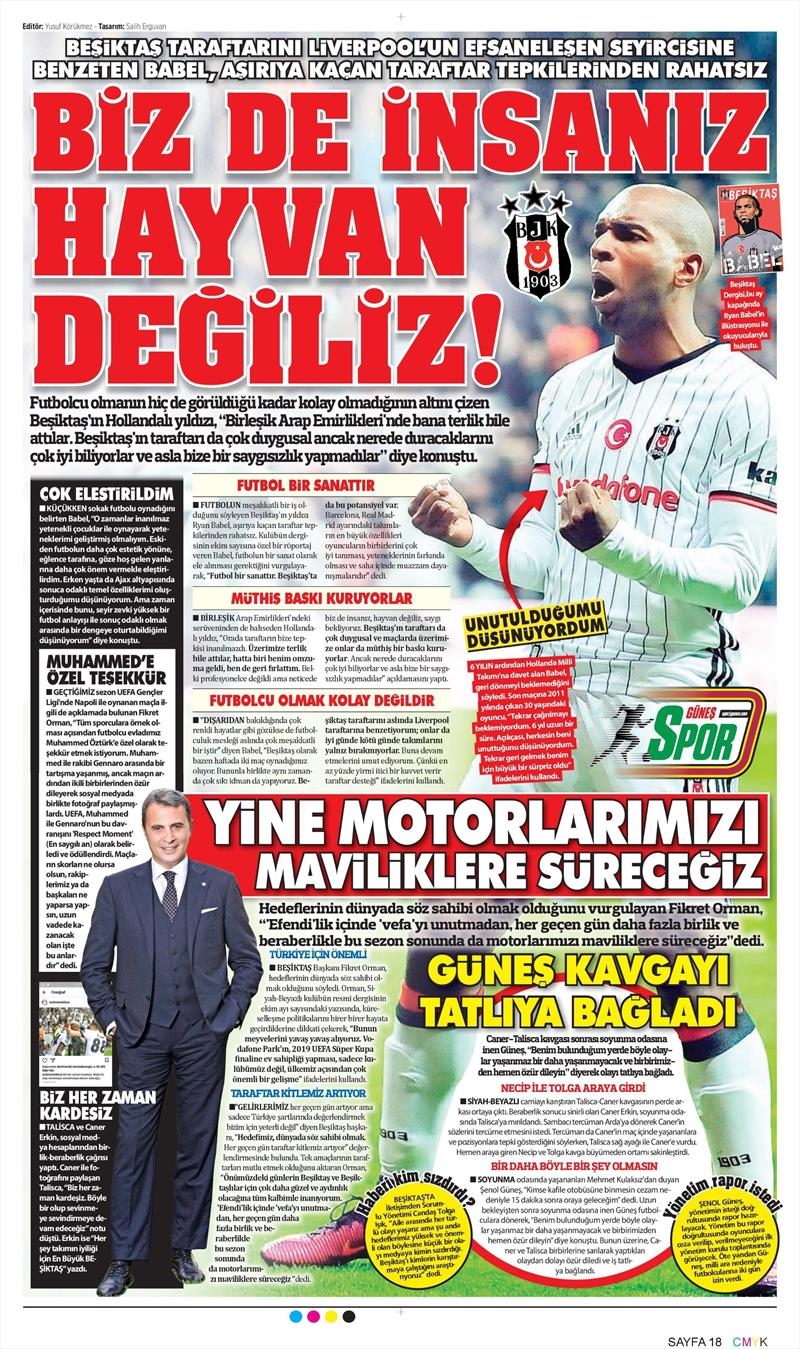 03 Ekim 2017 | Gazetelerin Beşiktaş Manşetleri - Görsel 9