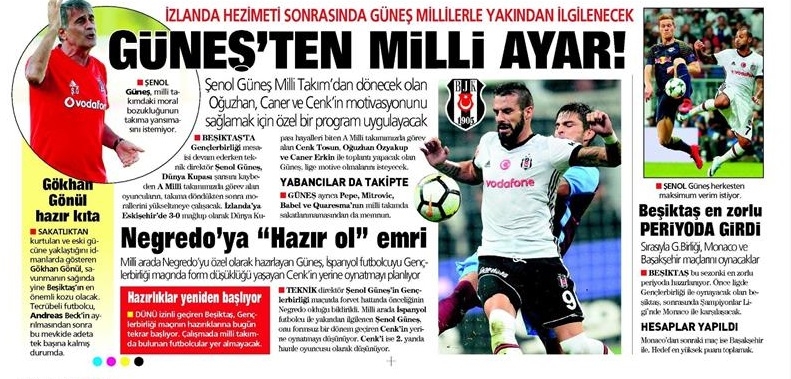 09 Ekim 2017 | İşte gazetelerin Beşiktaş manşetleri - Görsel 10