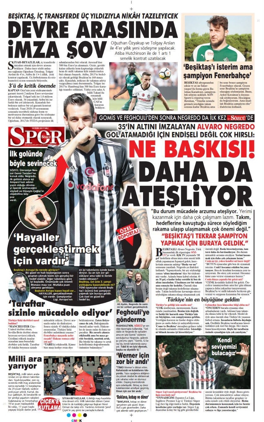 10 Ekim 2017 | İşte gazetelerin Beşiktaş manşetleri - Görsel 10