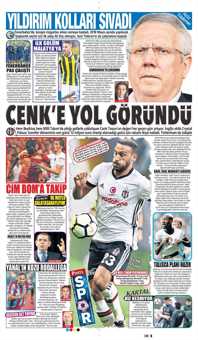 11 Ekim 2017 | İşte gazetelerin Beşiktaş manşetleri - Görsel 9
