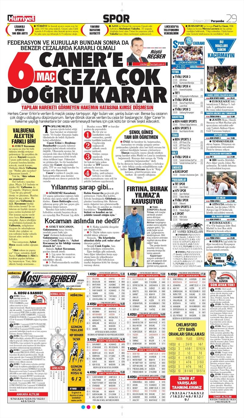 2 Kasım 2017 | Gazetelerin Beşiktaş Manşetleri - Görsel 19