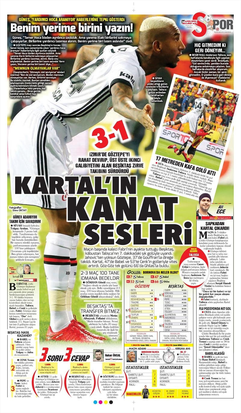 06 Kasım 207 | İşte gazetelerin Beşiktaş manşetleri - Görsel 8
