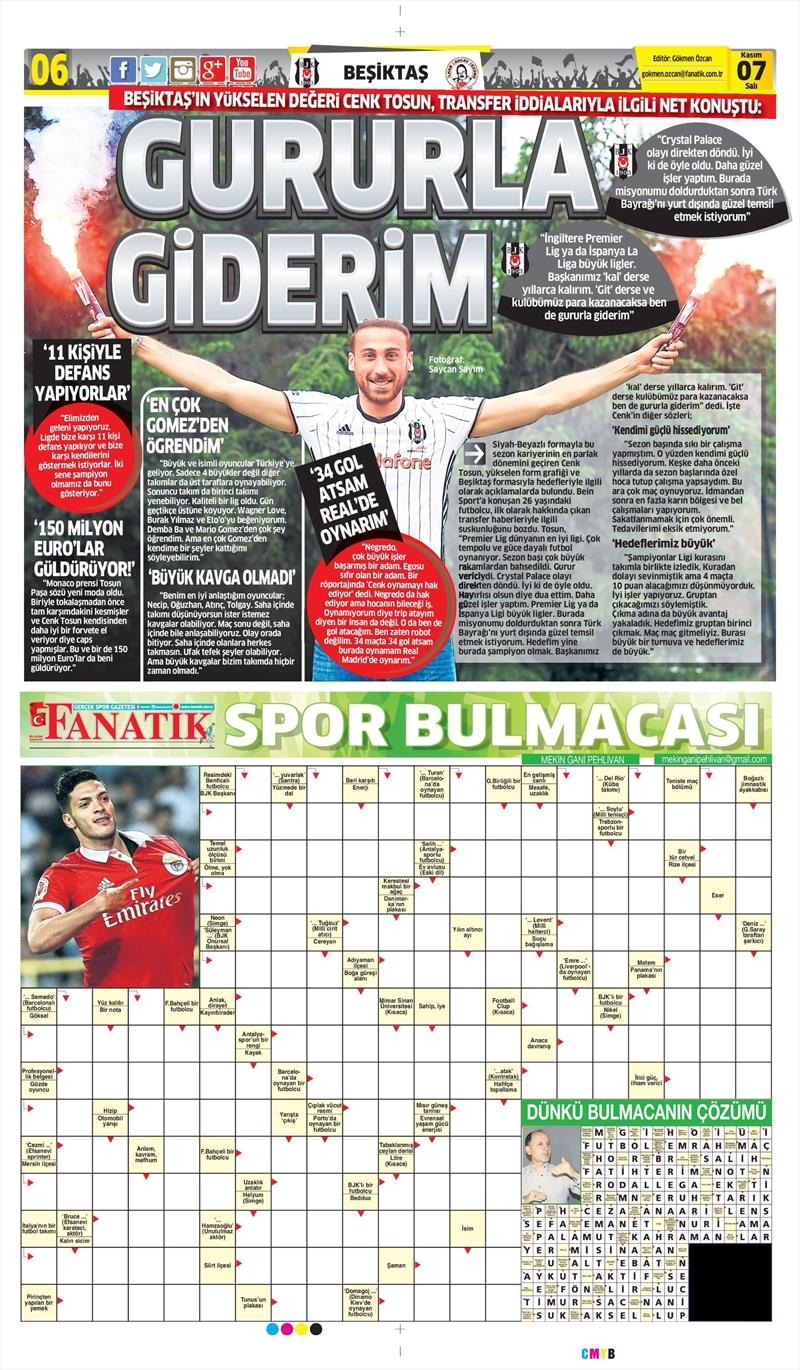 07 Kasım 207 | İşte gazetelerin Beşiktaş manşetleri - Görsel 3