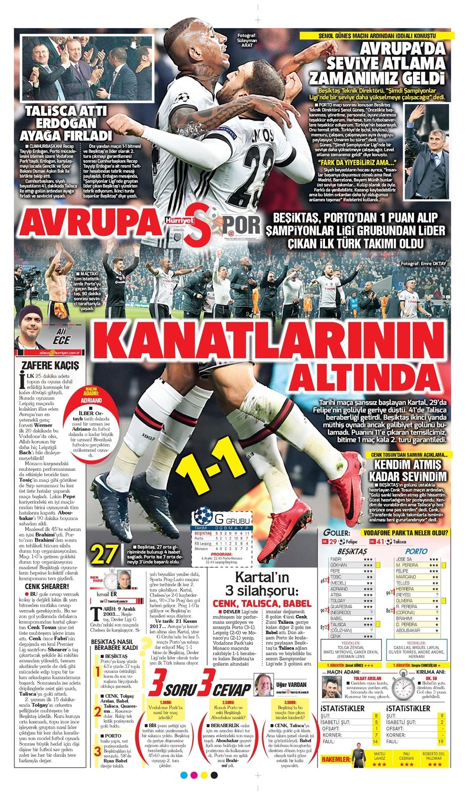 22 Kasım 2017 | Gazetelerin Beşiktaş Manşetleri - Görsel 8