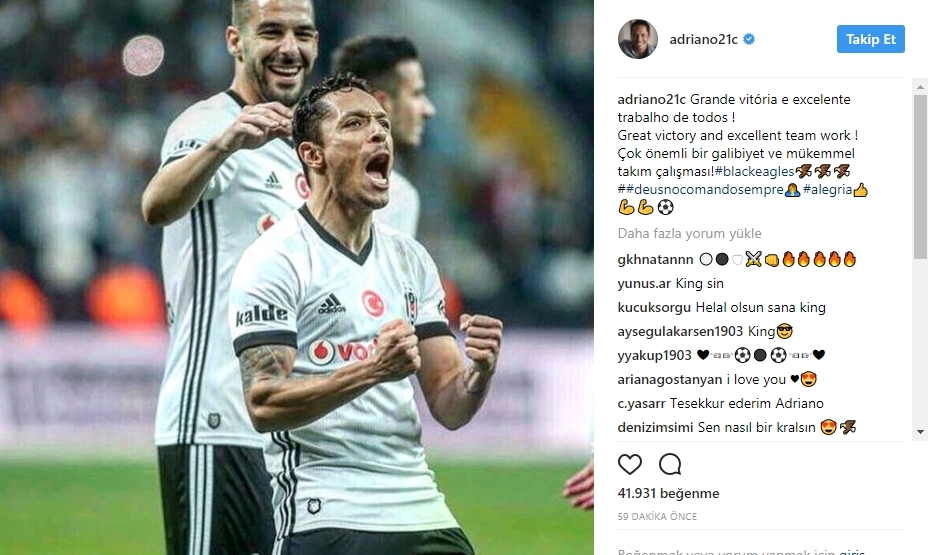 Beşiktaşlı futbolculardan derbi zaferi paylaşımları - Görsel 4