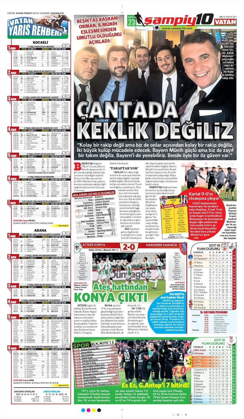 12 Aralık 2017 | Gazetelerin Beşiktaş Manşetleri - Görsel 15