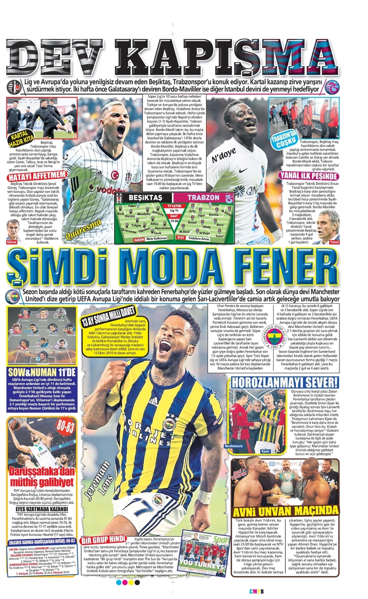 5 Kasım 2016 | Gazetelerin Beşiktaş sayfaları - Görsel 4