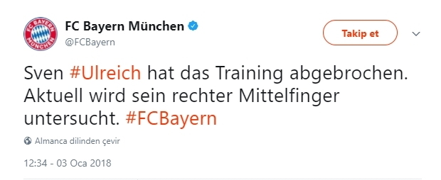 FLAŞ | Ulreich’in sakatlığı hakkında Bayern Münih’ten resmi açıklama! - Görsel 3