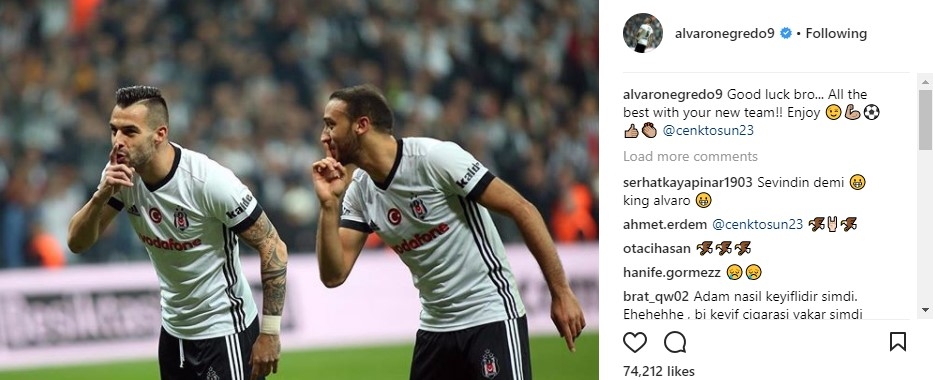 Cenk Tosun’a gelen tebrik ve destek mesajları. Tayyip Erdoğan’dan Hidayet Türkoğlu’na, Arda Turan’dan Burak Yılmaz’a... TFF unuttu mu? - Görsel 11