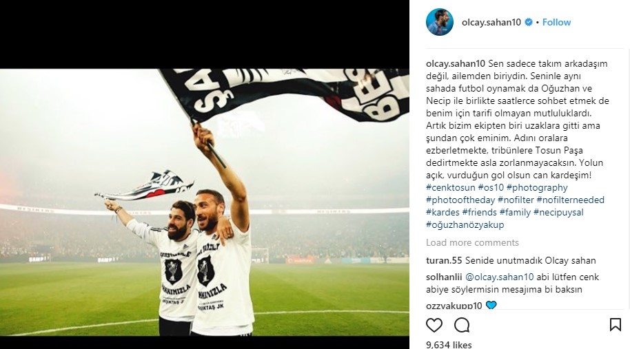 Cenk Tosun’a gelen tebrik ve destek mesajları. Tayyip Erdoğan’dan Hidayet Türkoğlu’na, Arda Turan’dan Burak Yılmaz’a... TFF unuttu mu? - Görsel 22