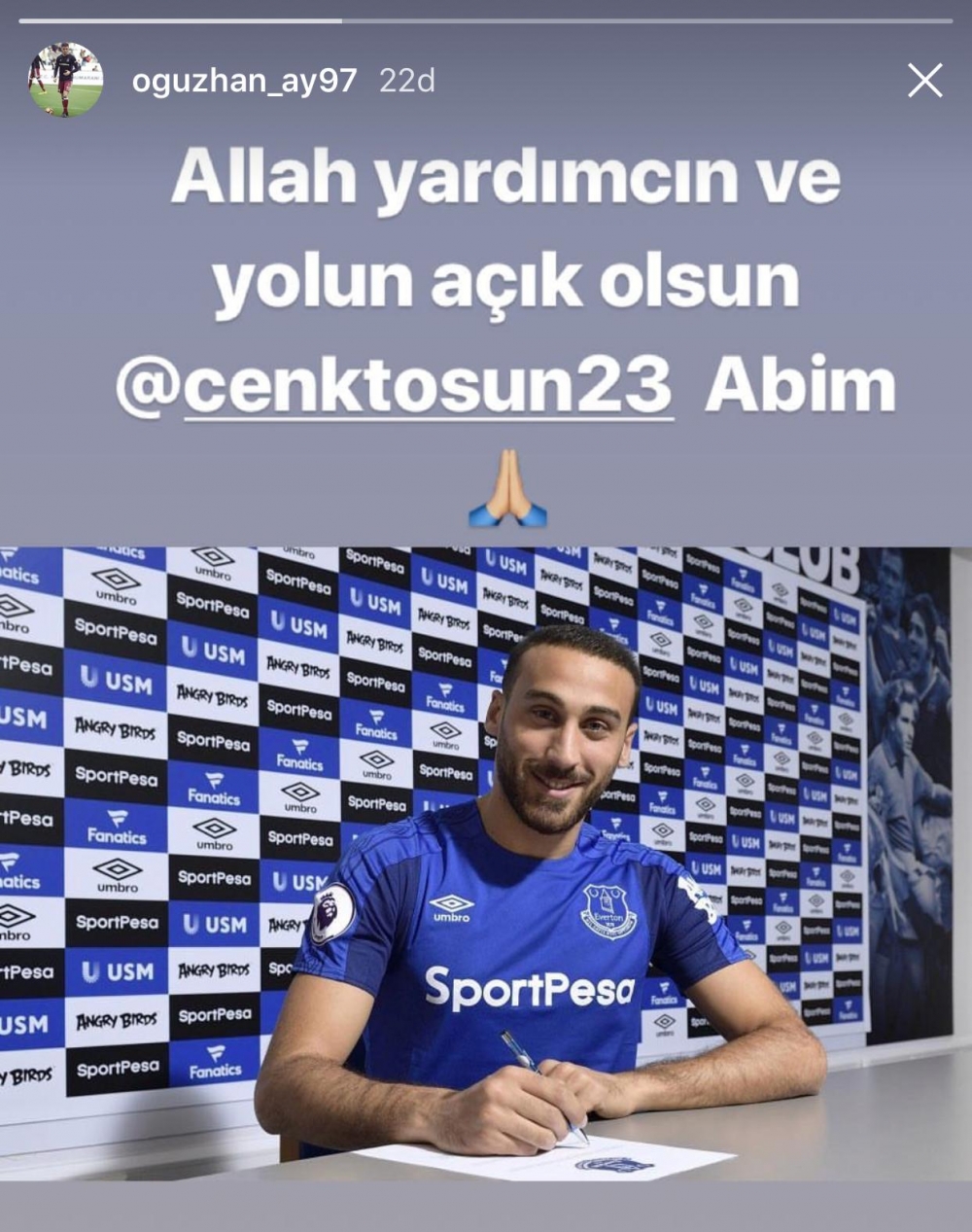 Cenk Tosun’a gelen tebrik ve destek mesajları. Tayyip Erdoğan’dan Hidayet Türkoğlu’na, Arda Turan’dan Burak Yılmaz’a... TFF unuttu mu? - Görsel 30