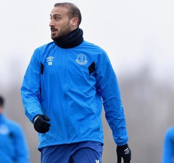 Cenk Tosun'un Everton idmanından görüntüler! - Görsel 6