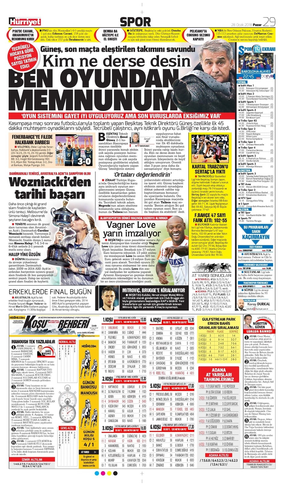 28 Ocak 2018 | Gazetelerin Beşiktaş Manşetleri - Görsel 3