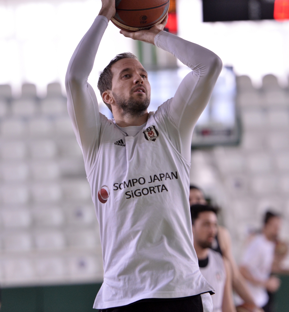 Beşiktaş Sompo Japan'ın antrenmanından görüntüler - Görsel 6