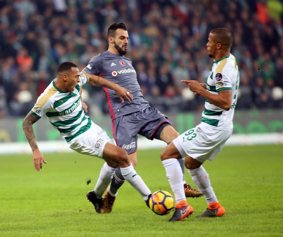 Bursaspor - Beşiktaş maçından kareler - Görsel 30