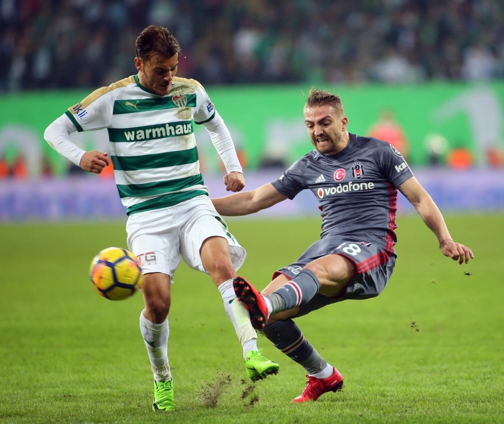 Bursaspor - Beşiktaş maçından kareler - Görsel 34