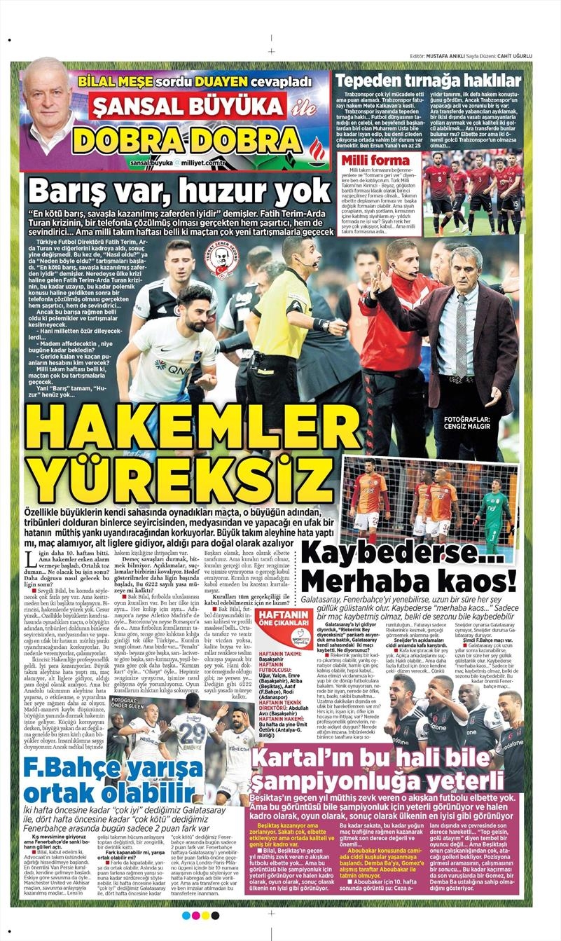 9 Kasım 2016 | Gazetelerin Beşiktaş sayfaları - Görsel 6