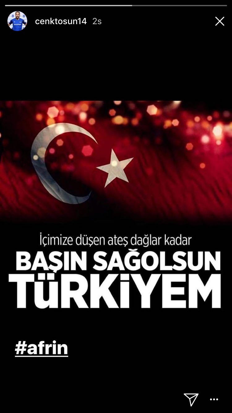 Beşiktaşlı futbolculardan #Afrin mesajları! - Görsel 4