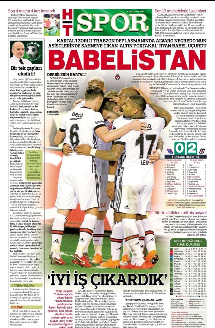 06 Mart 2018 | Gazetelerin Beşiktaş Manşetleri - Görsel 10