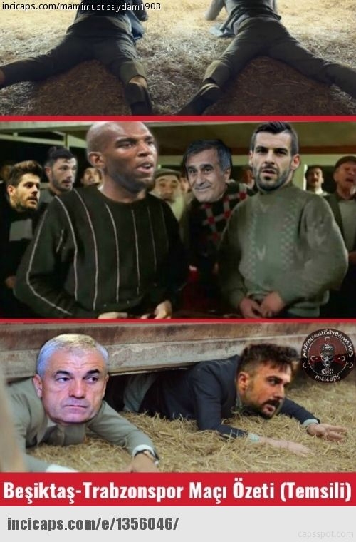 Trabzonspor - Beşiktaş maçı capsleri - Görsel 7