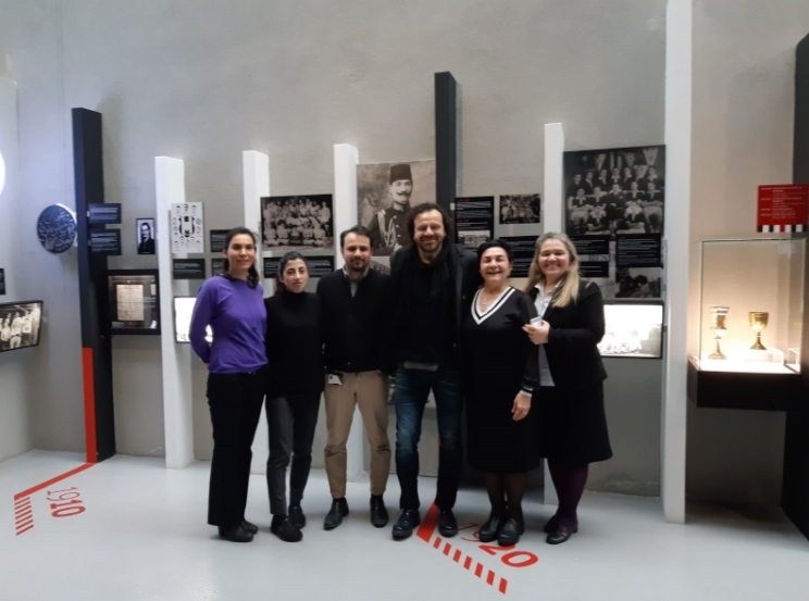 Beşiktaşlı oyuncu Reha Özcan, Beşiktaş JK Müzesi'ni ziyaret etti! - Görsel 3