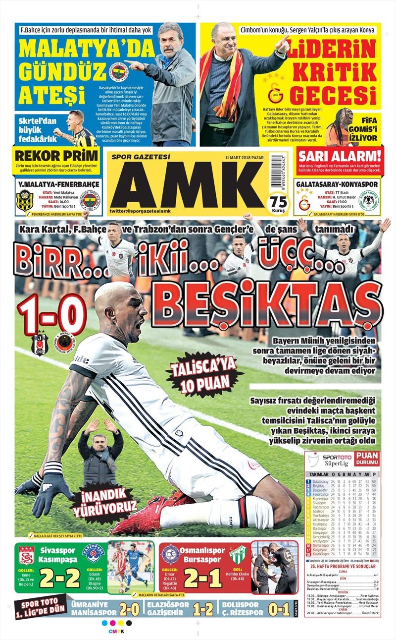 11 Mart 2018 | Gazetelerin Beşiktaş Manşetleri - Görsel 8