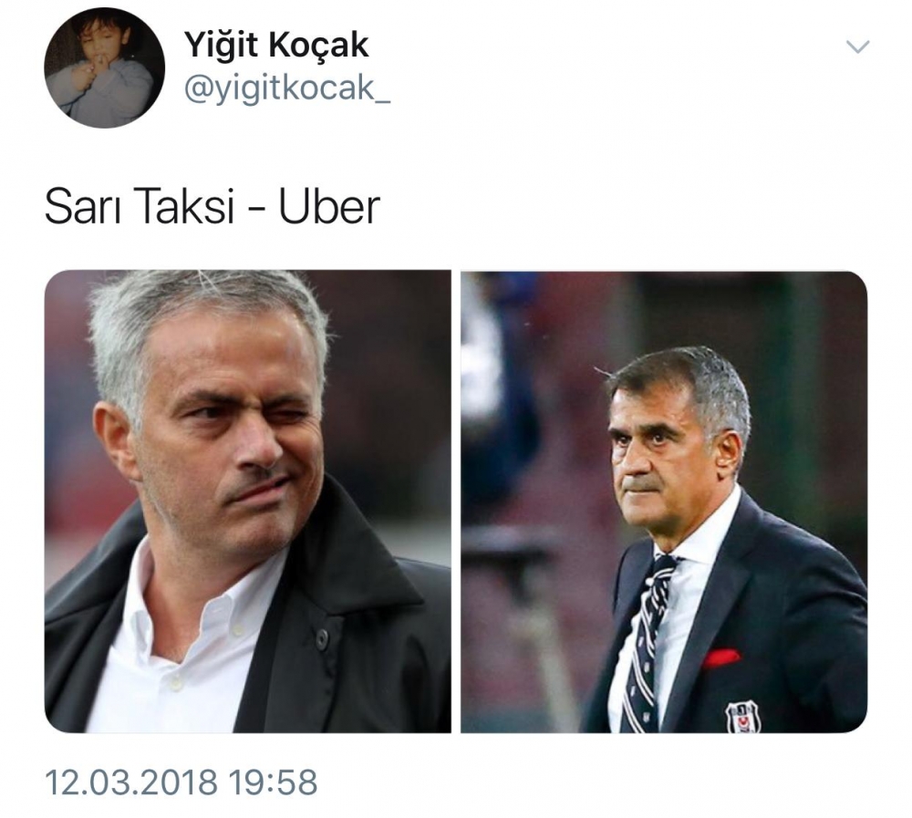 “Sarı taksi / UBER” Beşiktaş taraftarı da boş durmadı. İşte birbirinden değişik kıyaslamalar - Görsel 3