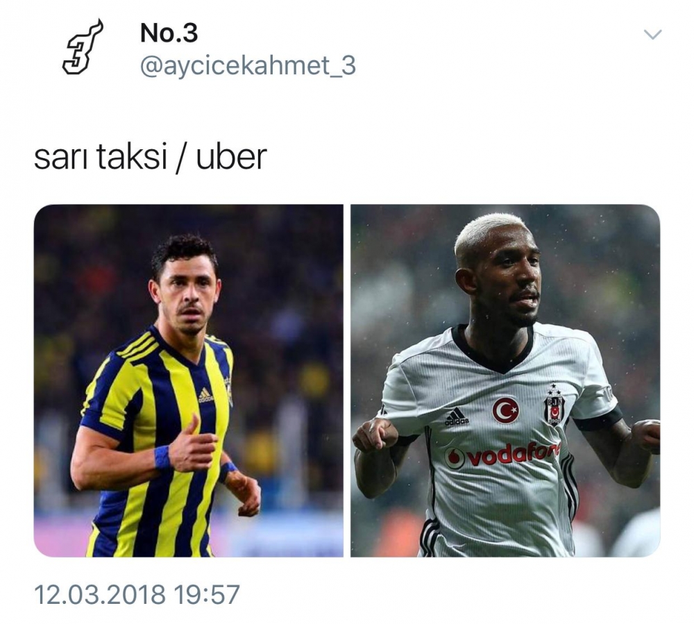 “Sarı taksi / UBER” Beşiktaş taraftarı da boş durmadı. İşte birbirinden değişik kıyaslamalar - Görsel 5