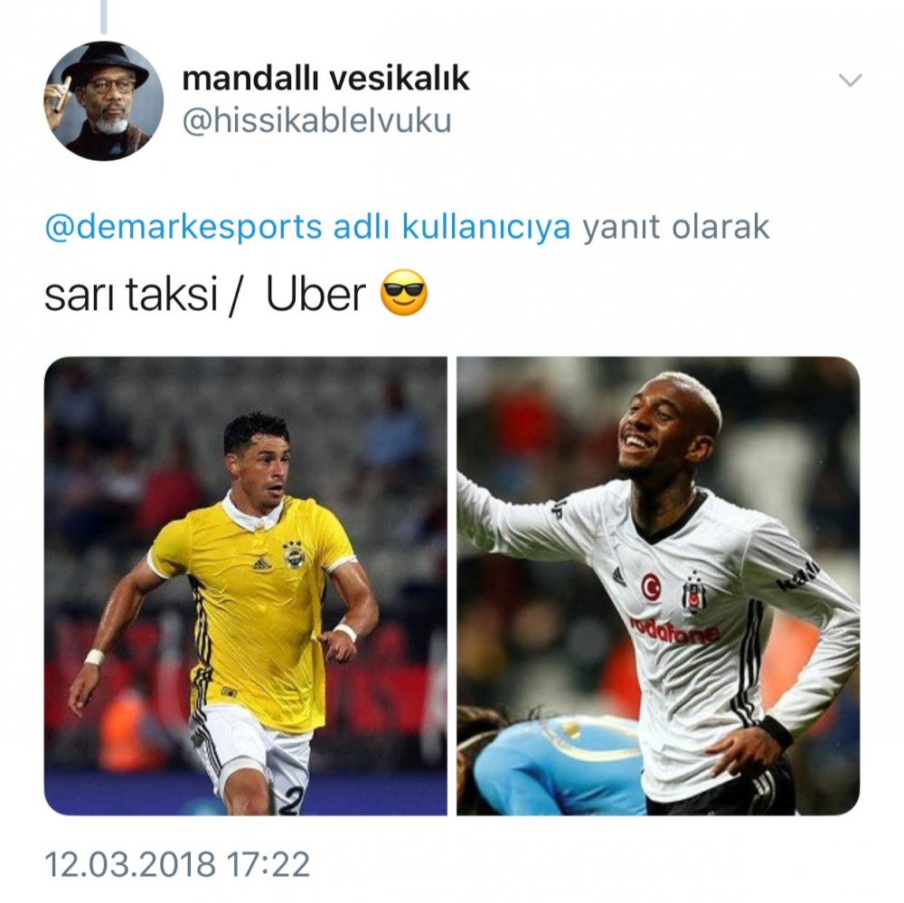 “Sarı taksi / UBER” Beşiktaş taraftarı da boş durmadı. İşte birbirinden değişik kıyaslamalar - Görsel 8