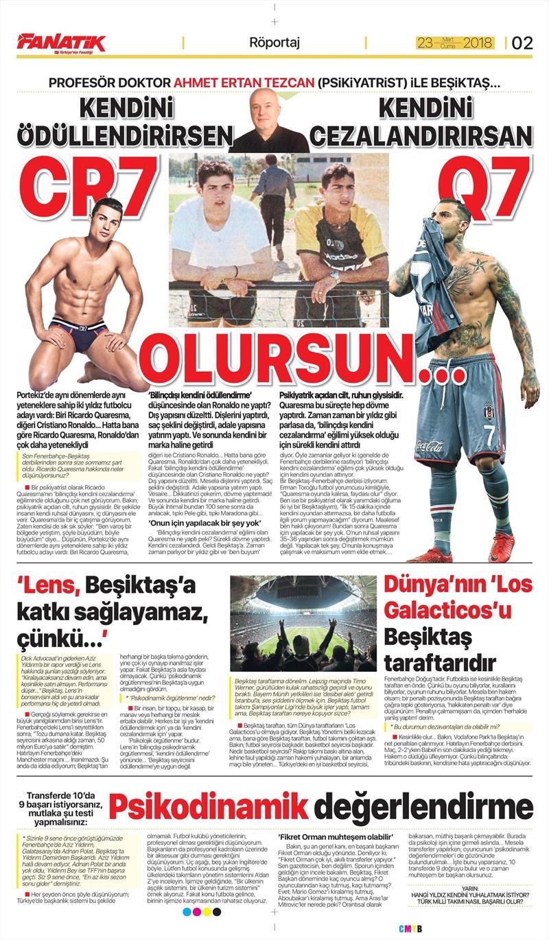 23 Mart 2018 | Gazetelerin Beşiktaş Manşetleri - Görsel 4