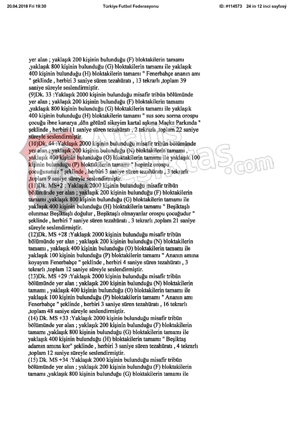 ÖZEL | İşte Temsilci Vahap Şimşek’in 24 sayfalık raporu - Görsel 12