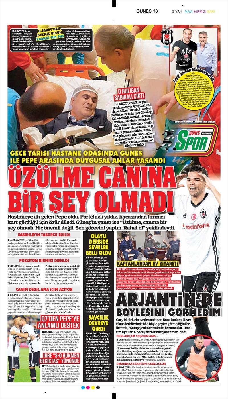 21 Nisan 2018 | Gazetelerin Beşiktaş Manşetleri - Görsel 18
