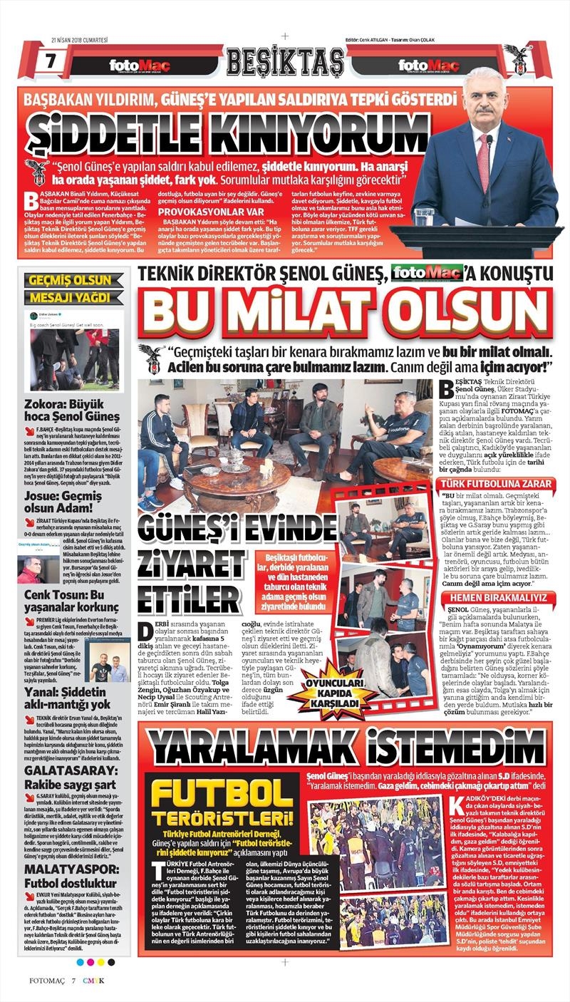21 Nisan 2018 | Gazetelerin Beşiktaş Manşetleri - Görsel 35