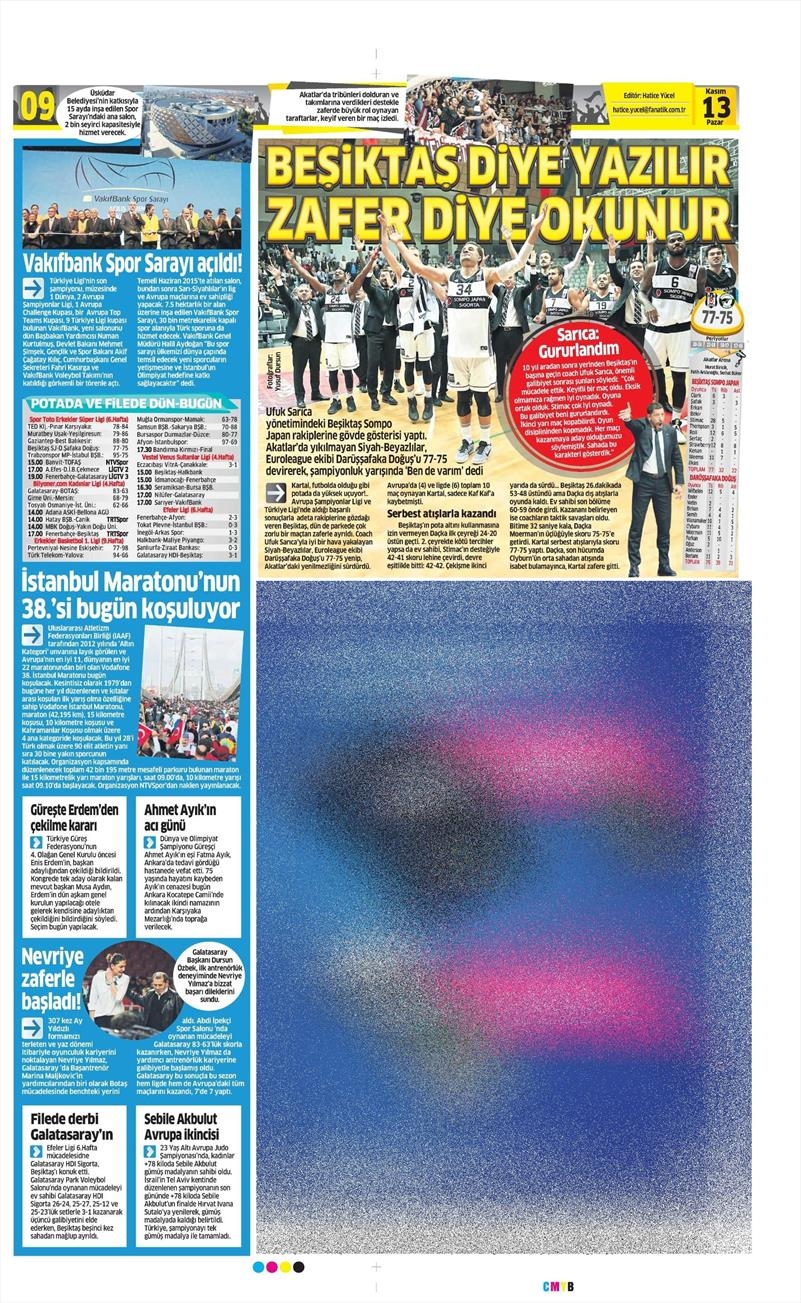 13 Kasım 2016 | Gazetelerin Beşiktaş sayfaları - Görsel 14