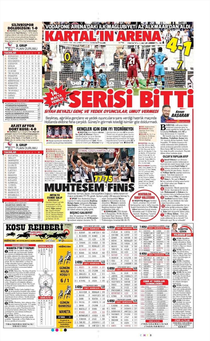13 Kasım 2016 | Gazetelerin Beşiktaş sayfaları - Görsel 4