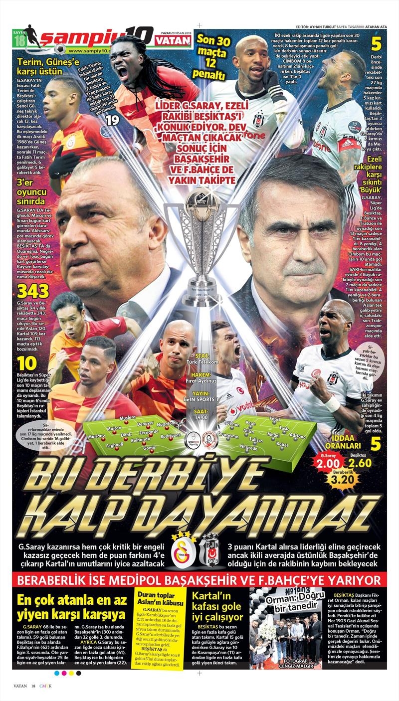 29 Nisan 2018 | Gazetelerin Beşiktaş Manşetleri - Görsel 15