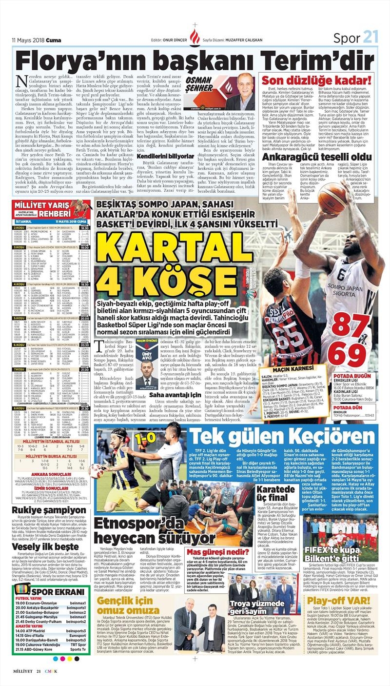 11 Mayıs 2018 | Gazetelerin Beşiktaş Manşetleri - Görsel 4