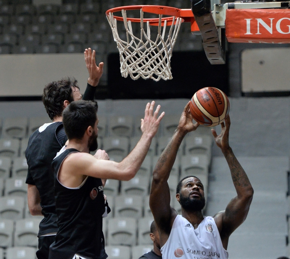 Beşiktaş Sompo Japan Banvit maçına hazırlanıyor! İşte antrenmandan kareler - Görsel 5